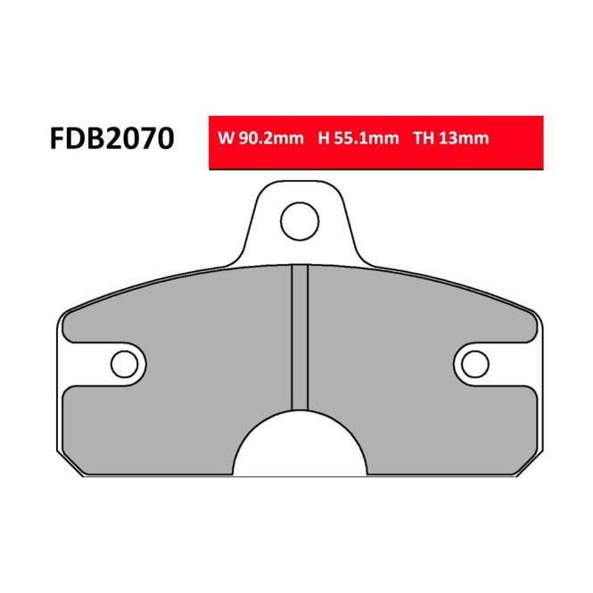 Hovedbilde Bremseklosser, Karting Attack, Ferodo. BRFDB2070KA