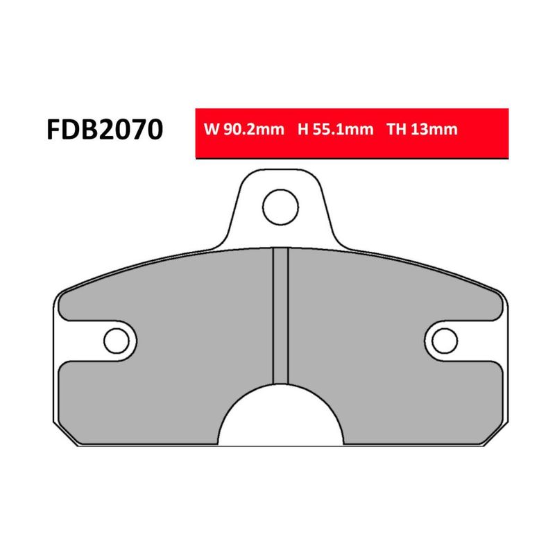 Bremseklosser, Karting Attack, Ferodo. BRFDB2070KA