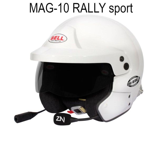 Hovedbilde Bell MAG-10 Rally Sport, Hvit, FIA8859-2024, BE1443A2-