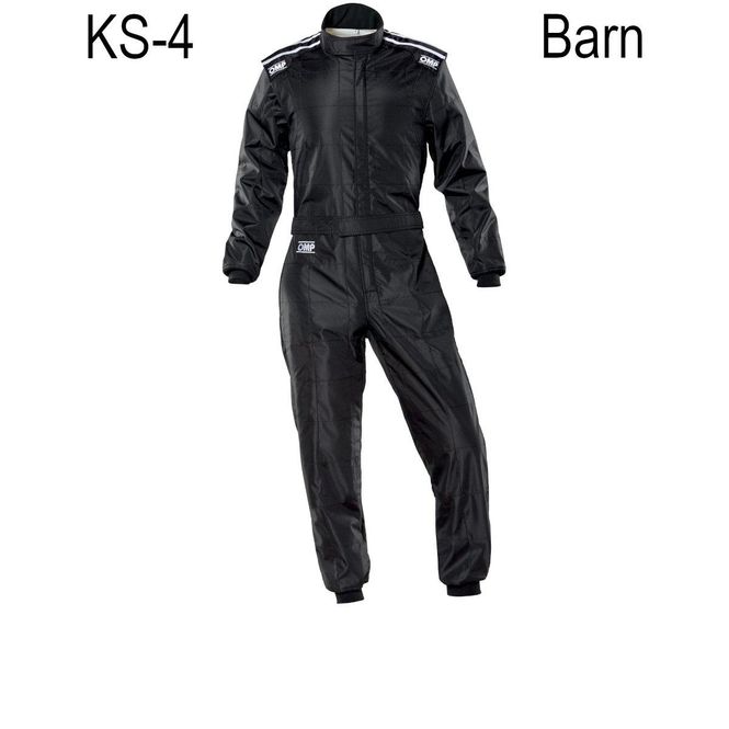 Hovedbilde Karting KS-4 kjøredress, Svart, Barn, str. 120-150cm. AK1-071