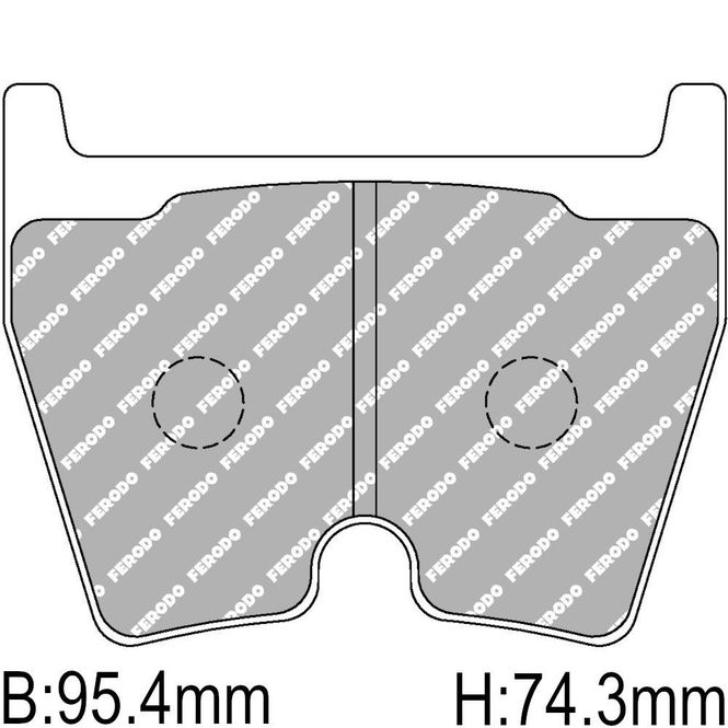 Hovedbilde Bremseklosser, Audi R8, Ferodo DS2500. 4 KLOSSER, BRFCP1664H
