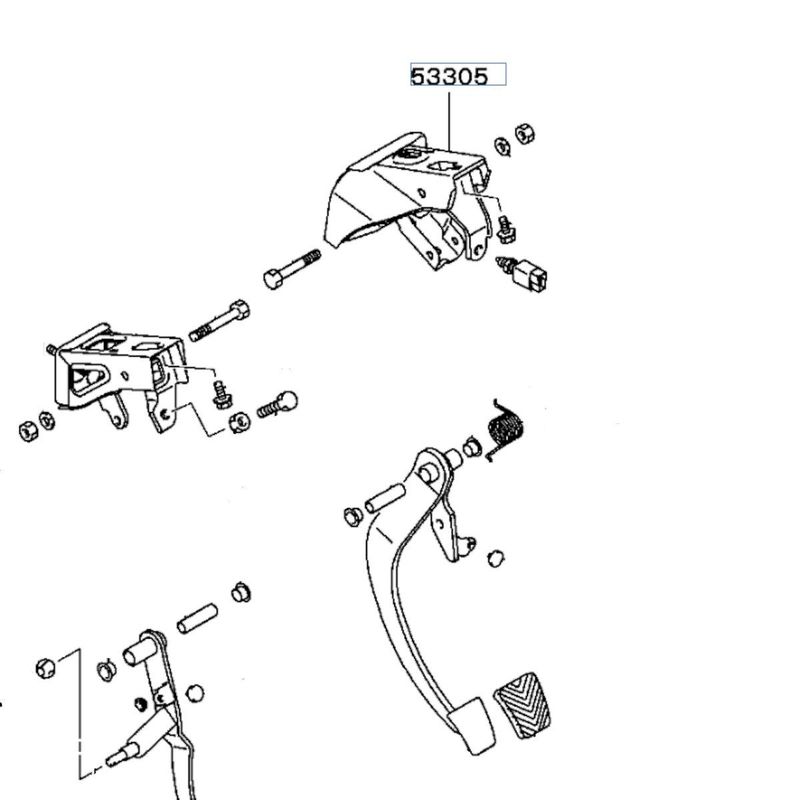 Pedalboks, brems, E4-6. RAMR235065
