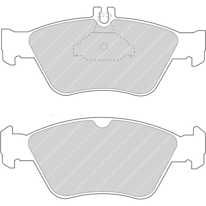 Hovedbilde Bremseklosser, Front til Mercedes fra 93, Ferodo racing DS Perfo