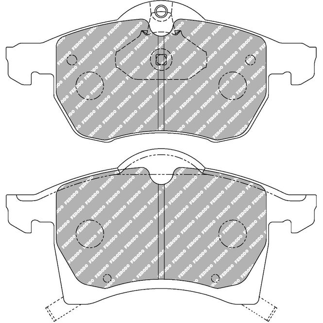 Hovedbilde Bremseklosser, Opel Astra G, Front, Ferodo racing DS Performance