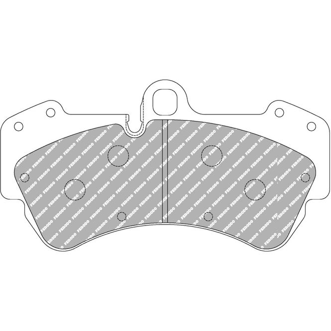 Hovedbilde Bremseklosser, Porsche Cayenne, Front, Ferodo racing DS Performa