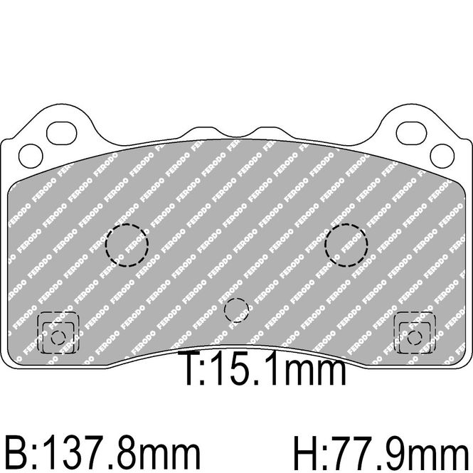 Hovedbilde Bremseklosser, Ford Focus RS, Brembo, DS Performance