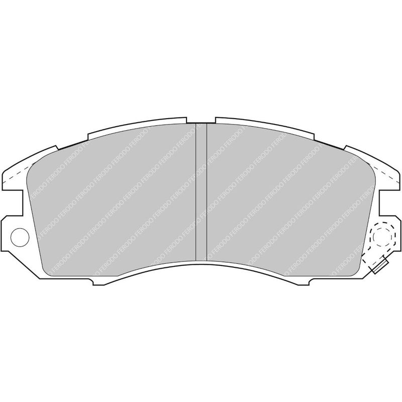 Bremseklosser, Subaru Impreza, foran, Ferodo racing DS Performan
