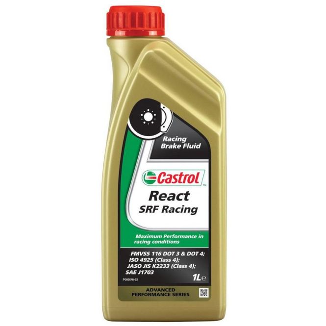 Hovedbilde Bremsevæske, 325' (DOT4), SRF, 1L, Castrol React, CAS5004001