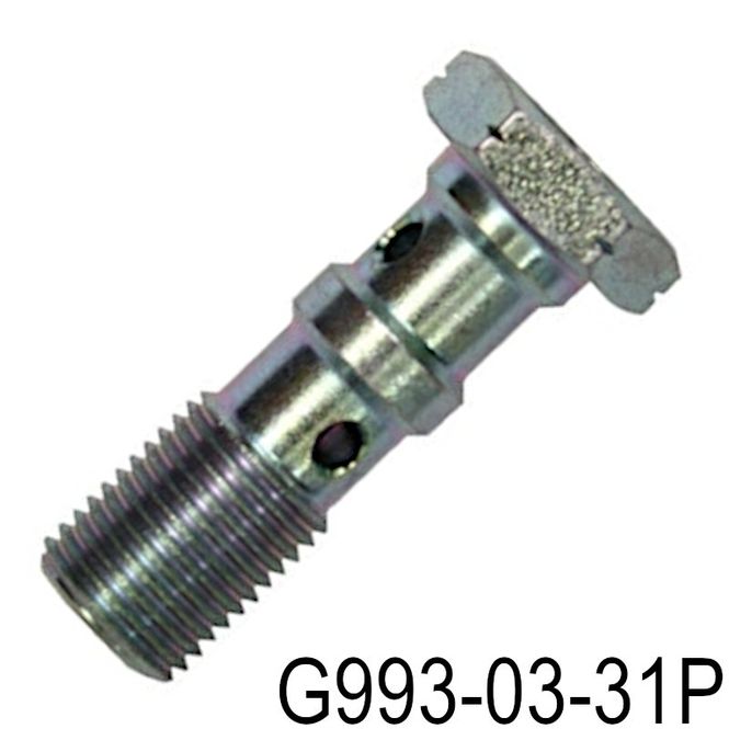 Hovedbilde Goodridge fitting -3 MM, banjo bolt 10x1 MM, dobbel