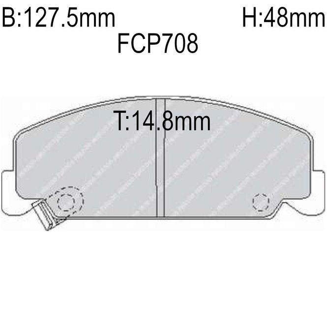 Hovedbilde Bremseklosser, Foran, Honda Civic, Shuttle, -abs, DS2500, FCP708