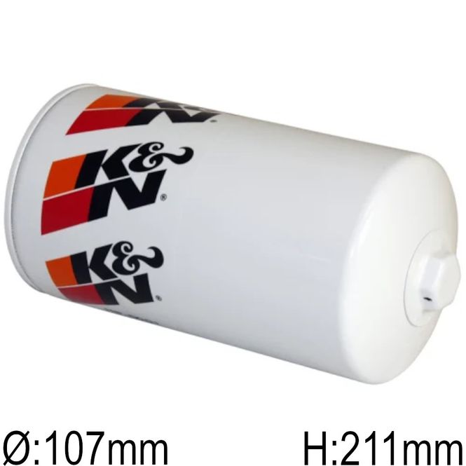 Hovedbilde Oljefilter, K&N, 1-1/2