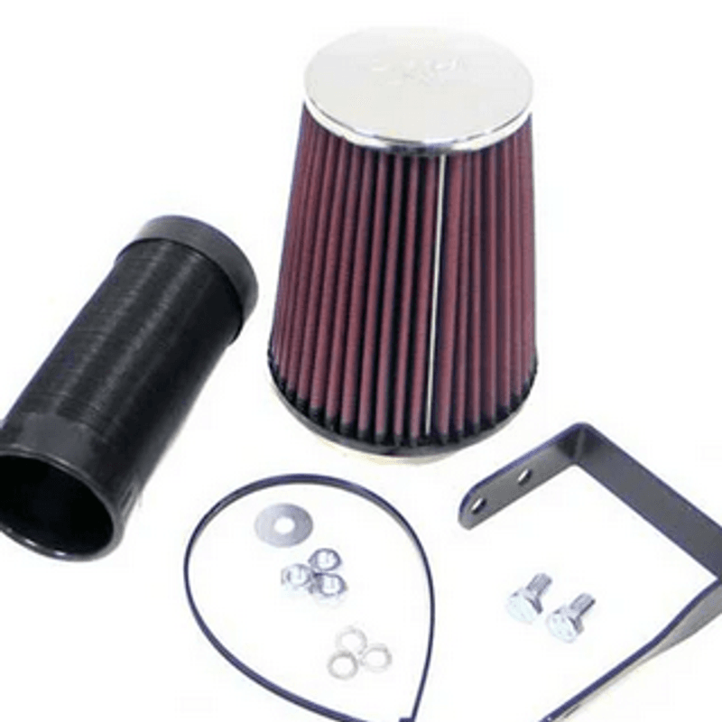 Airfilter, K&N 57i kit, BMW 318i E30 round air intake 82-91