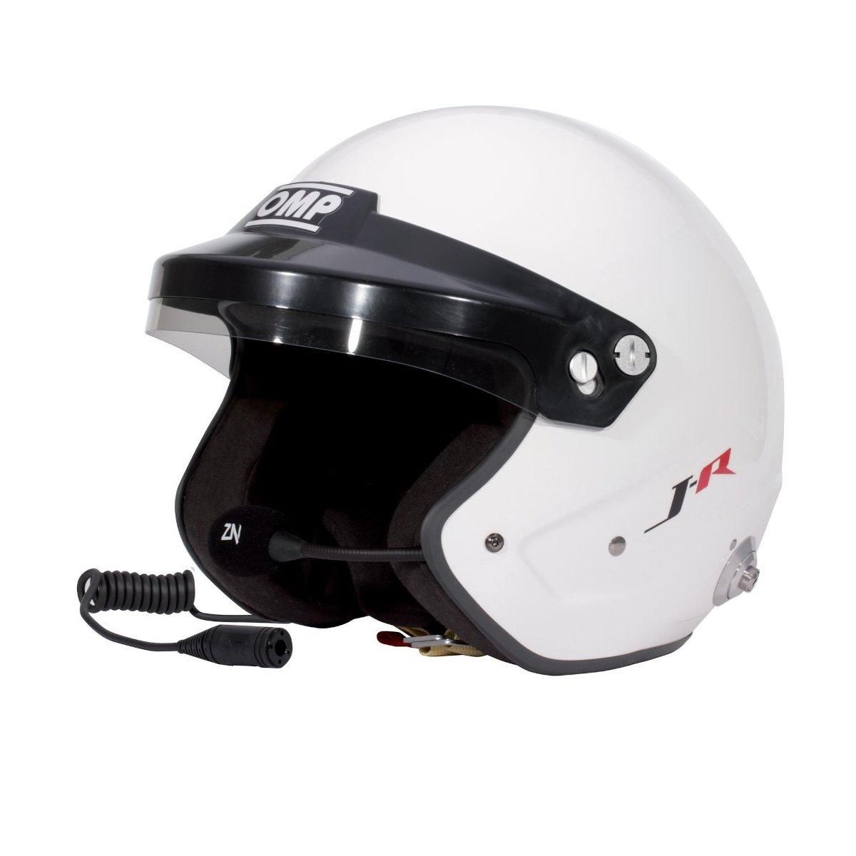 OMP J-Rally halvhjelm m/intercom, flate ht., OSC0-0801-A01-M