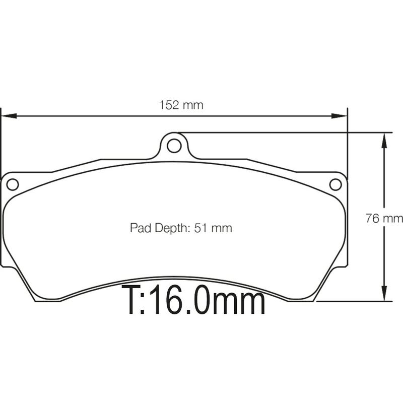 Bremseklosser, BMW, Alcon-6P, Pagid RSL29. PA8028