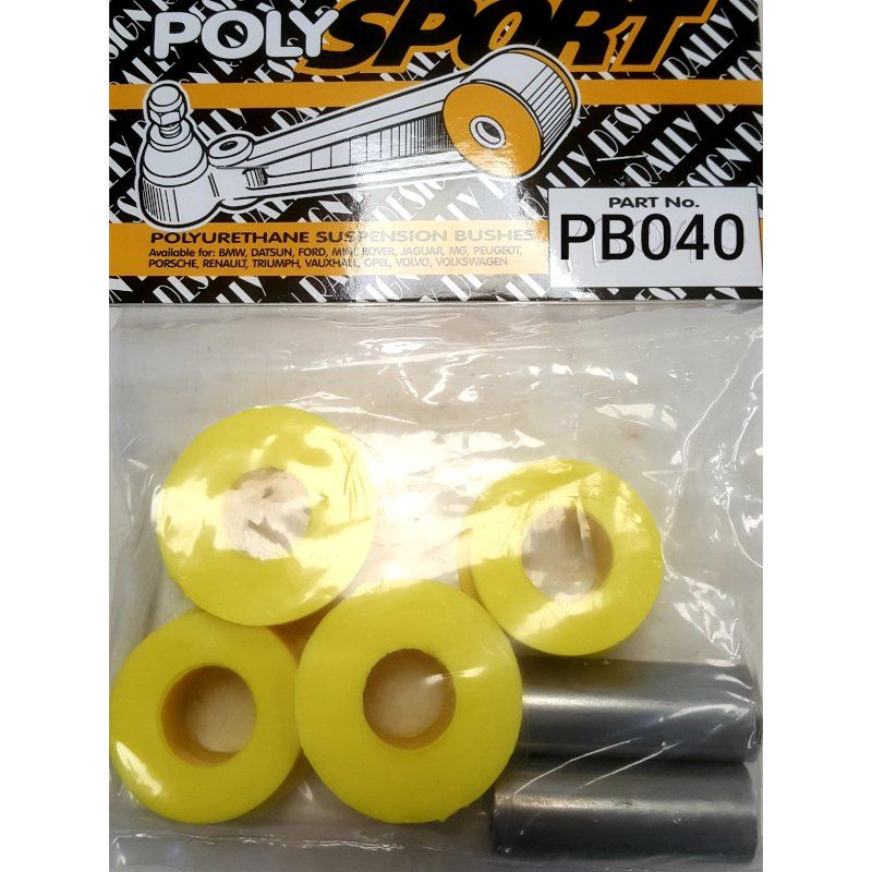 Polybush, Ford Escort 1/2 fremre 2-link (stor), 2 x gul
