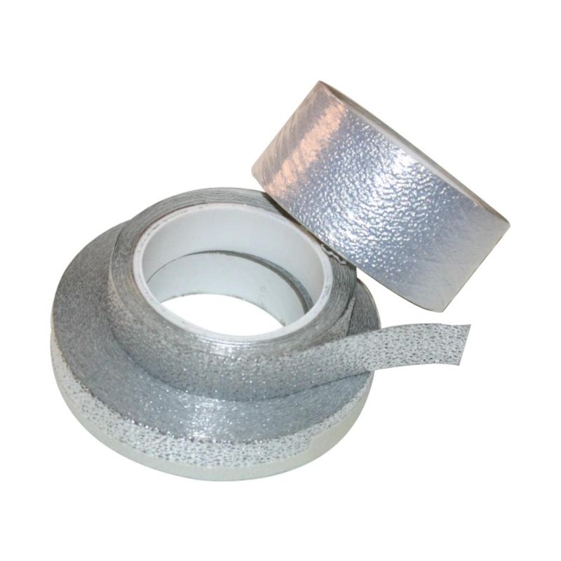 Teknofibra Aluminiums tape for forsegling av varmeduk, 25mmx5m, TF0104211151