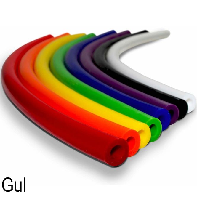 Hovedbilde Samco slange, vakum, gul 3m lang x 3mm dia, 2mm tykk vegg