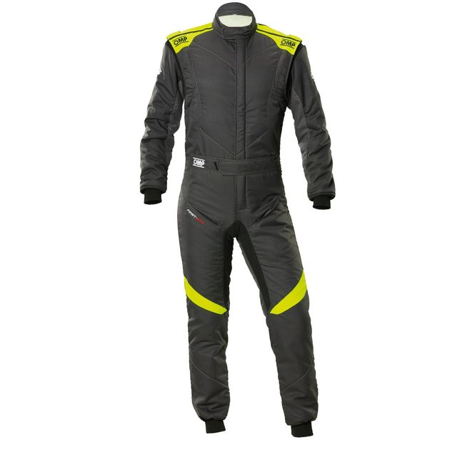 Hovedbilde OMP FIRST EVO, Kjøredress, Antrasitt, Fluo gul. 1874-A01-184-