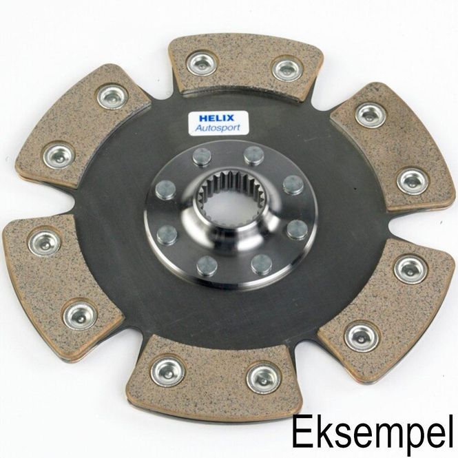 Hovedbilde Helix clutch lamell, 6-padset, rigid plate, 184mm, HE49-1001