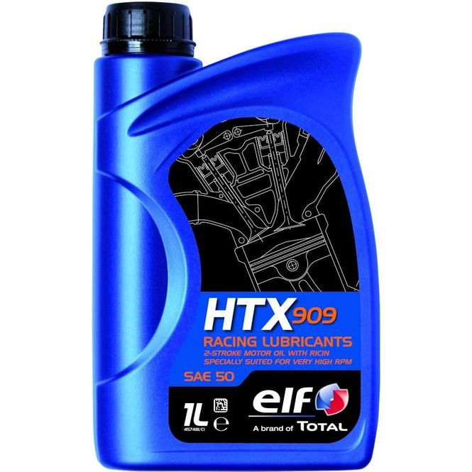 Hovedbilde Elf HTX 909, 2-Takt olje SAE50, Karting, 1 liter, ELF-HTX909-1