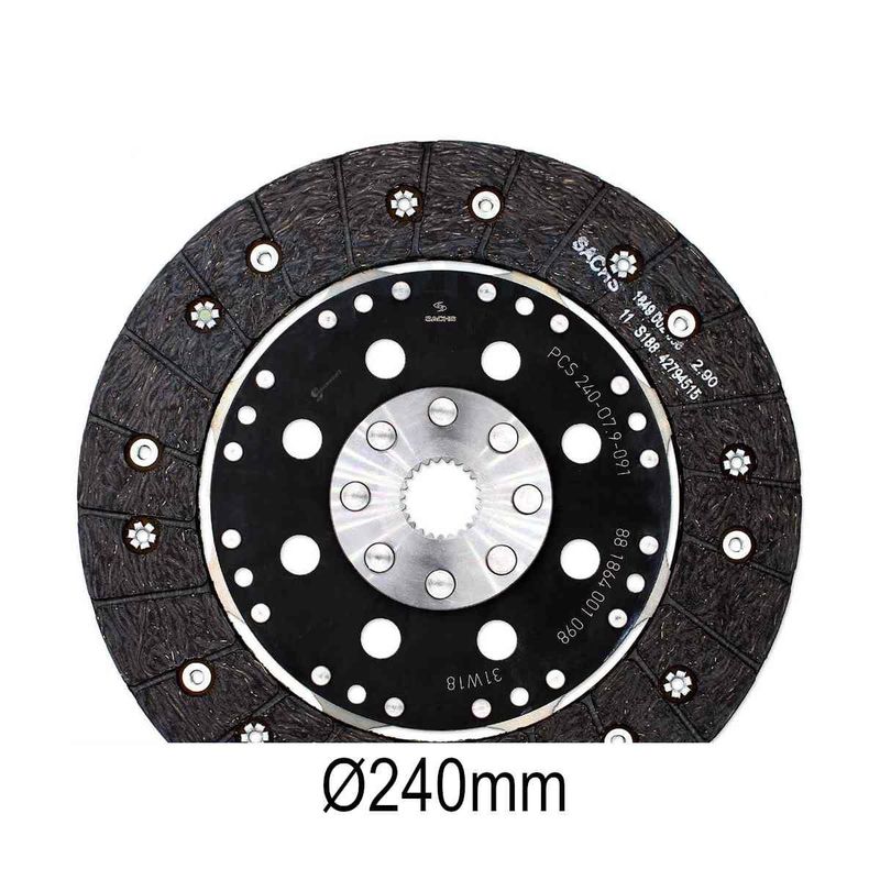 Sachs lamellskive, organisk, Porsche, 881864001098