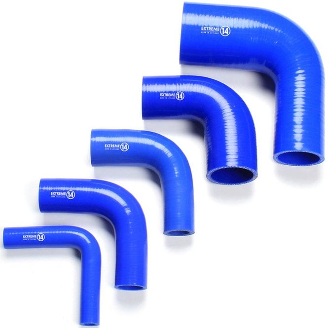 Hovedbilde Silikon Reduserende  90' bend, Ø55-45mm. 102mm bein. EXRE-90-