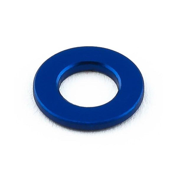 Hovedbilde Skive, Aluminium, til M5 bolt. Blå. LWA5B