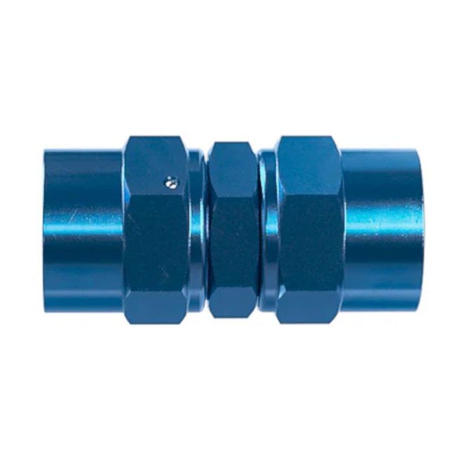 Hovedbilde Goodridge fitting -6 UNF, hunn/hunn kopling m/swivel, alu