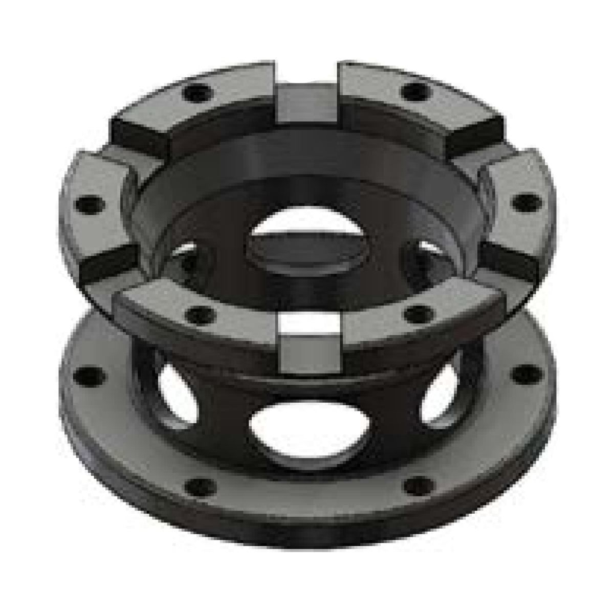 OMP rattspacer, 20mm til 100mm. Mørk grå. OS0-0026-