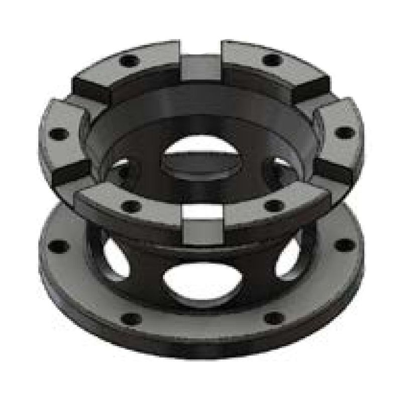 OMP rattspacer, 20mm til 100mm. Mørk grå. OS0-0026-