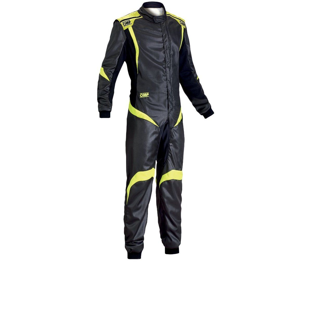 One-S1 kjøredress, antrasitt, fluo gul. Str. 56, FIA. IA01852184-56