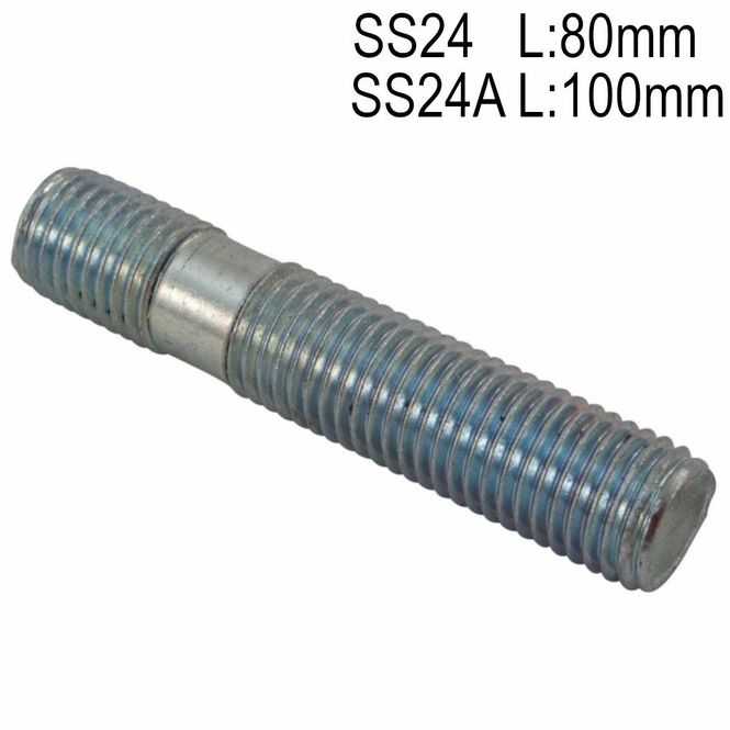 Hovedbilde Pinnebolt 12x1.25mm. Lengde 80mm, 100mm, SS24, SS24A